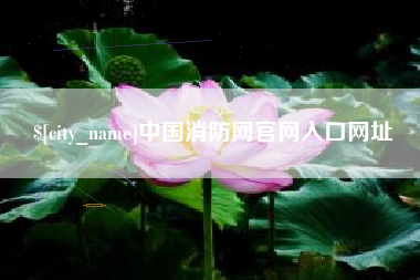 海盐中国消防网官网入口网址