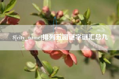 海盐排列五图谜字谜汇总九