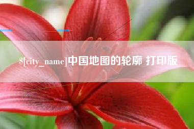 海盐中国地图的轮廓 打印版