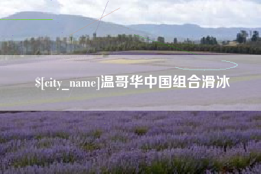 海盐温哥华中国组合滑冰