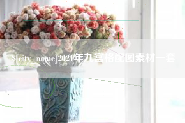 海盐2021年九宫格配图素材一套