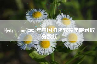 海盐2021年中国消防救援学院录取分数线
