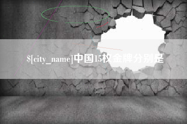 海盐中国15枚金牌分别是