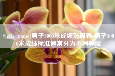 海盐男子5000米成绩对照表-男子5000米成绩标准通常分为不同等级