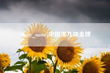 海盐中国哪九块金牌
