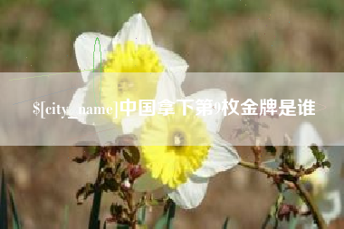 海盐中国拿下第9枚金牌是谁