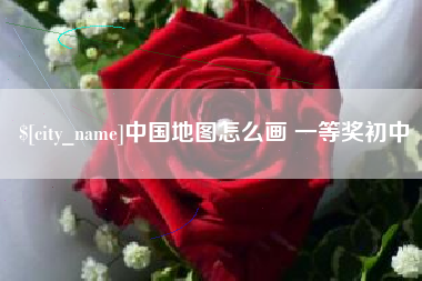 海盐中国地图怎么画 一等奖初中