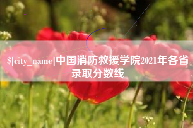 海盐中国消防救援学院2021年各省录取分数线
