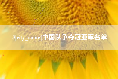 海盐中国队争夺冠亚军名单