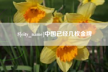 海盐中国已经几枚金牌