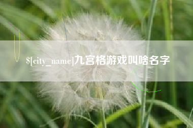 海盐九宫格游戏叫啥名字