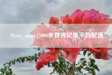 海盐5000米世界纪录平均配速
