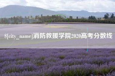 海盐消防救援学院2020高考分数线