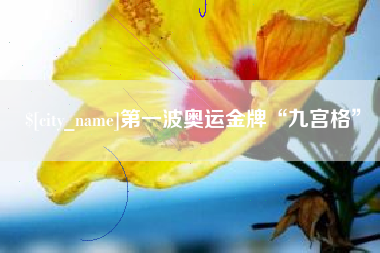 海盐第一波奥运金牌“九宫格”