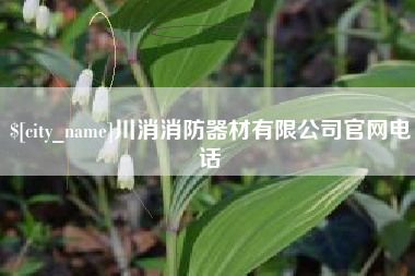 海盐川消消防器材有限公司官网电话