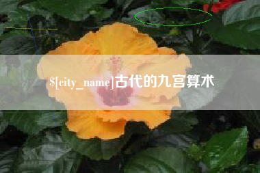 海盐古代的九宫算术