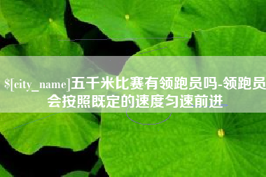 海盐五千米比赛有领跑员吗-领跑员会按照既定的速度匀速前进