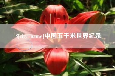 海盐中国五千米世界纪录