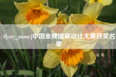 海盐中国金牌图案设计大赛获奖名单