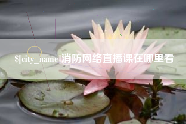 海盐消防网络直播课在哪里看