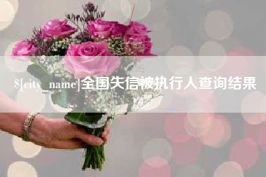 海盐全国失信被执行人查询结果