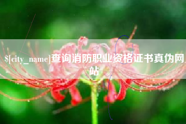 海盐查询消防职业资格证书真伪网站