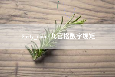 海盐九宫格数字规矩