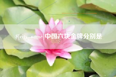 海盐中国六块金牌分别是