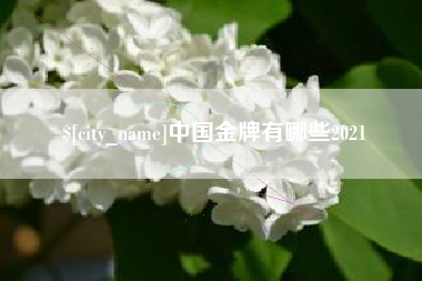 海盐中国金牌有哪些2021