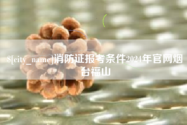 海盐消防证报考条件2024年官网烟台福山